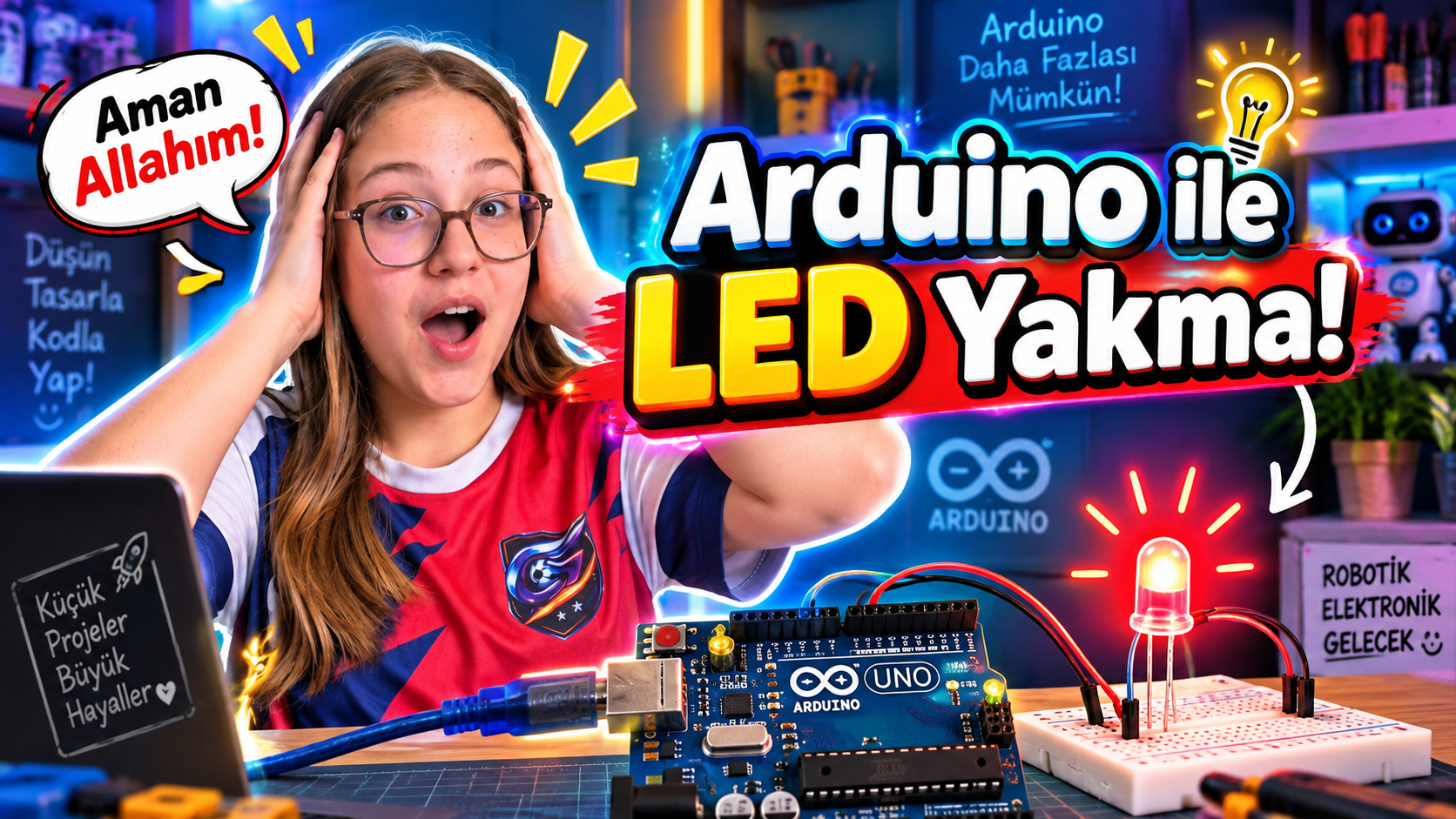 Arduino ile LED Yakma Projesi
